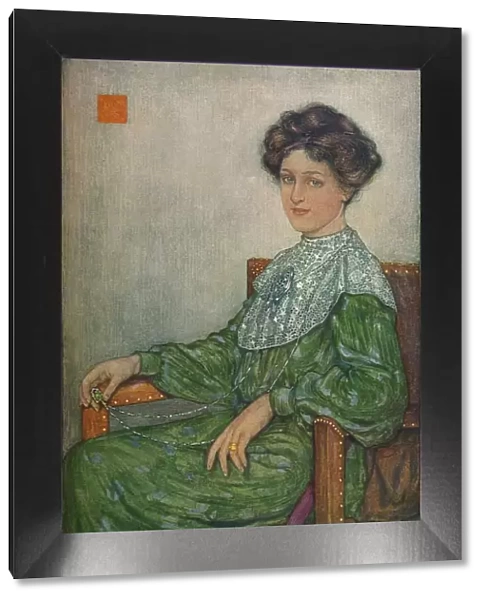 Portrait of Mrs. J. Maltwood, c1892-1906, (1906-7). Artist: Nicols Wilhelm Jungmann
