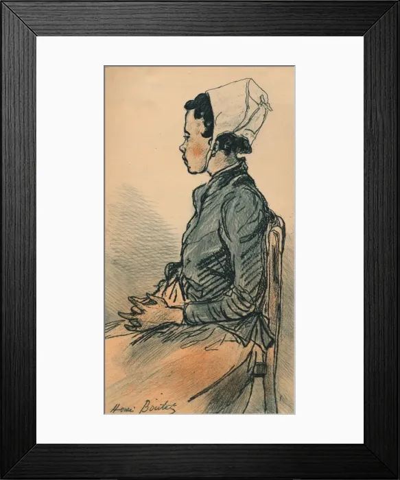 Framed Print : Cancalaise, c1871-1906, (1906-7). Artist: Henri Boutet Framed Print : Cancalaise, c1871-1906, (1906-7). Artist: Henri Boutet