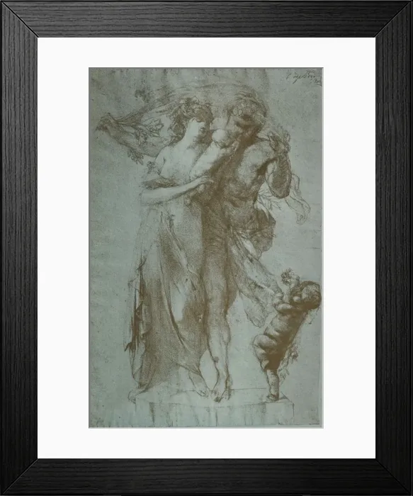 Framed Print : Pencil Drawing by Auguste Rodin, c1860-1906, (1906-7). Artist: Auguste Rodin Framed Print : Pencil Drawing by Auguste Rodin, c1860-1906, (1906-7). Artist: Auguste Rodin