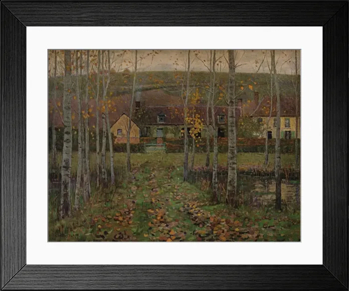 Framed Print : Lingering Leaves, 1901, (1906). Artist: Charles Herbert Eastlake Framed Print : Lingering Leaves, 1901, (1906). Artist: Charles Herbert Eastlake