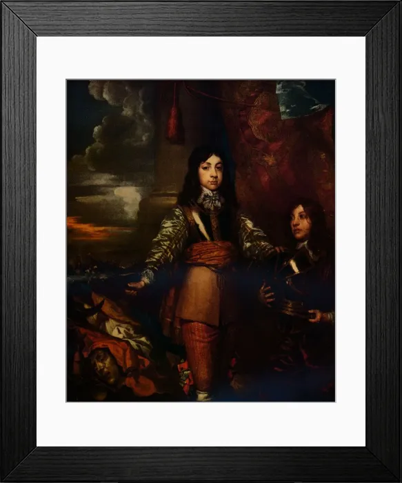 Framed Print : Charles, Prince of Wales, Age 12, c1642, (1936). Artist: William Dobson Framed Print : Charles, Prince of Wales, Age 12, c1642, (1936). Artist: William Dobson