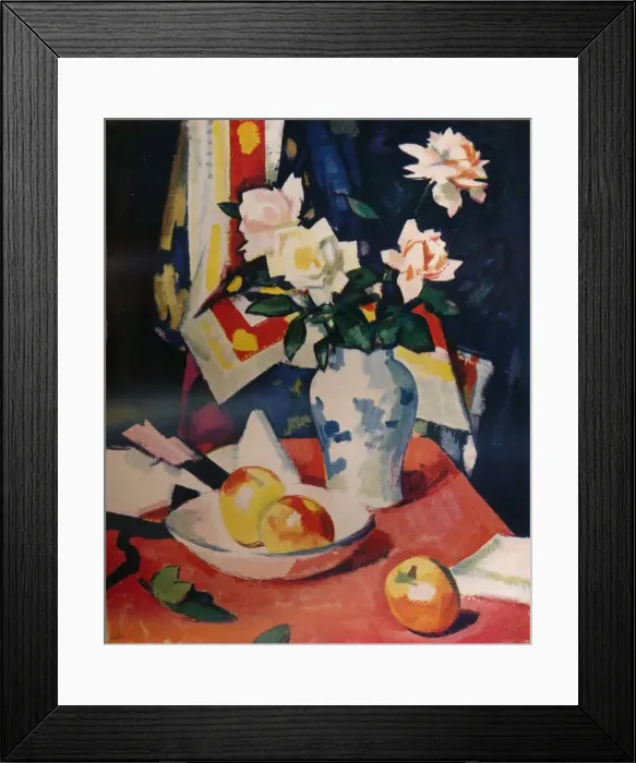 Framed Print : Still Life, c1891-1935, (1936). Artist: Samuel John Peploe Framed Print : Still Life, c1891-1935, (1936). Artist: Samuel John Peploe