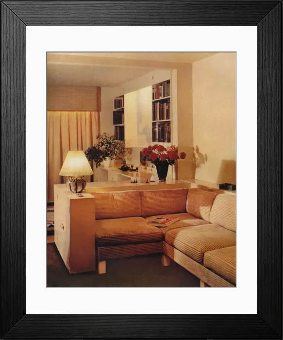 Framed Print : Living Room by Michael Dawn, 1936 Framed Print : Living Room by Michael Dawn, 1936