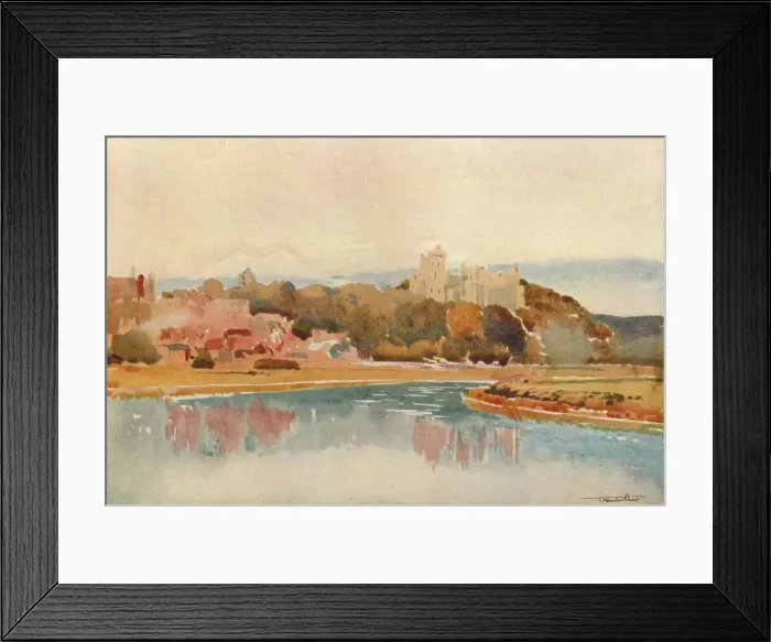 Framed Print : Arundel Castle, c1877-1924, (1924). Artist: Francis Job Short Framed Print : Arundel Castle, c1877-1924, (1924). Artist: Francis Job Short