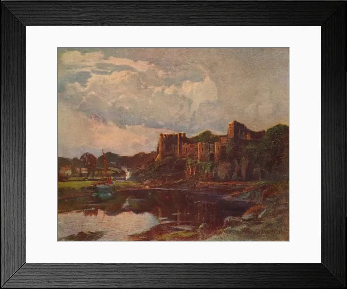 Framed Print : Chepstow Castle, c1862-1924, (1924). Artist: Louis Burleigh Bruhl Framed Print : Chepstow Castle, c1862-1924, (1924). Artist: Louis Burleigh Bruhl