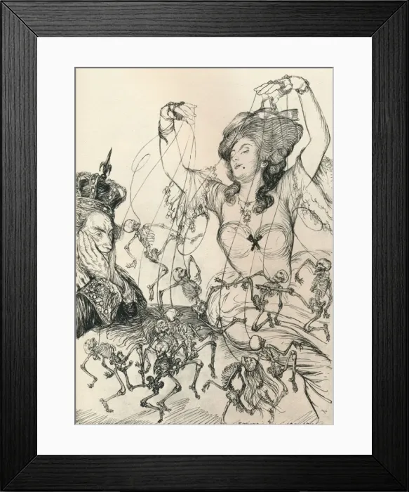 Framed Print : Le Rois Amuse, 1910, (1924). Artist: Edmund Joseph Sullivan Framed Print : Le Rois Amuse, 1910, (1924). Artist: Edmund Joseph Sullivan