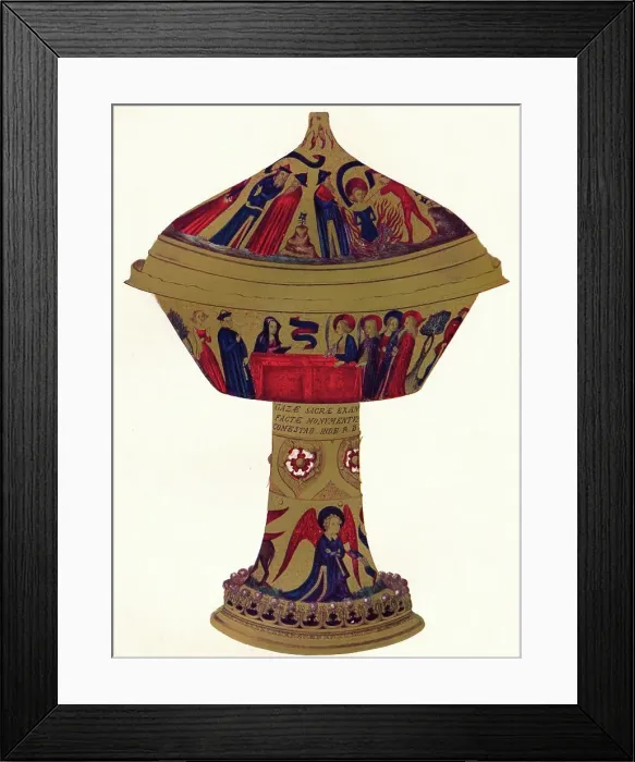 Framed Print : The Royal Gold Cup, c1370, (1904) Framed Print : The Royal Gold Cup, c1370, (1904)