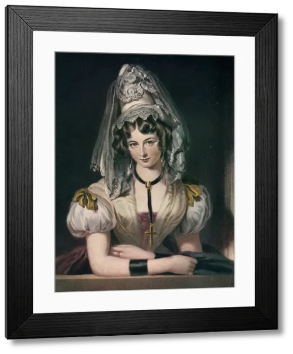 Framed Print : Lady Maria Theresa Lewis, 19th century, (1904). Artist: Samuel Cousins Framed Print : Lady Maria Theresa Lewis, 19th century, (1904). Artist: Samuel Cousins