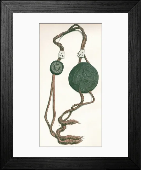 Framed Print : Cord III (Roger Bigod, Earl of Norfolk;& Guy de Beauchamp, Earl of Warwick, 1904 Framed Print : Cord III (Roger Bigod, Earl of Norfolk;& Guy de Beauchamp, Earl of Warwick, 1904
