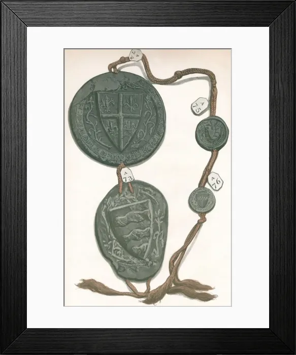 Framed Print : Cord VI (John de Hastings, Edmund de Hastings, Edmund de Mortimer, Fulke Fitz-Warine), (1904) Framed Print : Cord VI (John de Hastings, Edmund de Hastings, Edmund de Mortimer, Fulke Fitz-Warine), (1904)