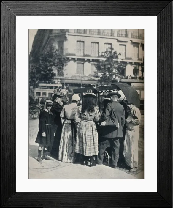 Framed Print : Street Scene, c1877-1927, (1929). Artist: Eugene Atget Framed Print : Street Scene, c1877-1927, (1929). Artist: Eugene Atget