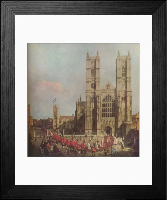 Framed Print : Proession of the Order of the Bath, 1749, (1929). Artist: Canaletto Framed Print : Proession of the Order of the Bath, 1749, (1929). Artist: Canaletto