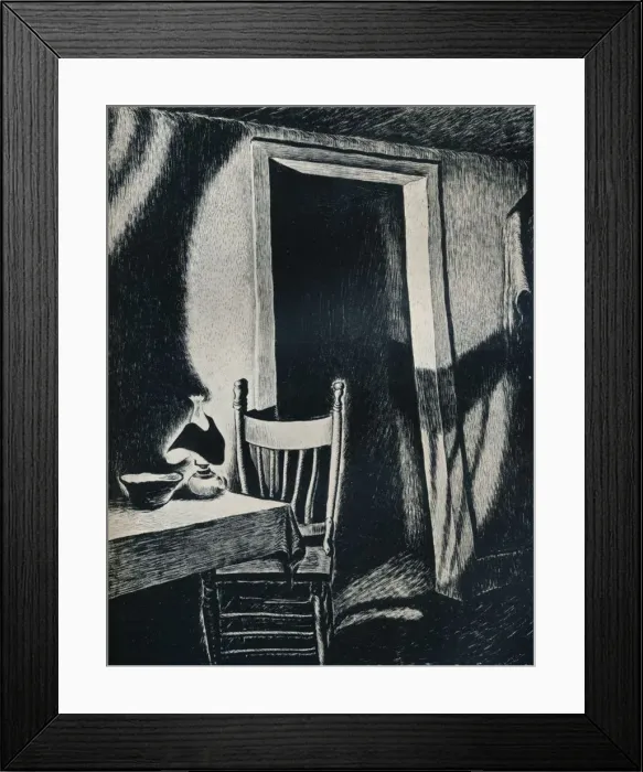 Framed Print : Lamplight, 1929. Artist: Wanda Hazel Gag Framed Print : Lamplight, 1929. Artist: Wanda Hazel Gag