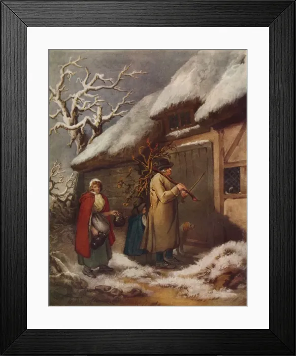 Framed Print : The Cottage Family, c18th century, (1916). Artist: John Raphael Smith Framed Print : The Cottage Family, c18th century, (1916). Artist: John Raphael Smith