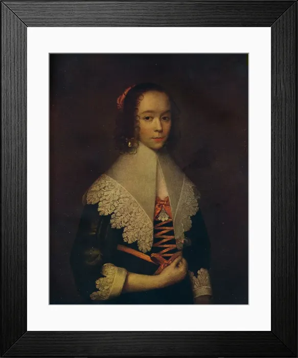 Framed Print : Portrait of a Girl, 17th century, (1916). Artist: Cornelis Janssens van Ceulen Framed Print : Portrait of a Girl, 17th century, (1916). Artist: Cornelis Janssens van Ceulen