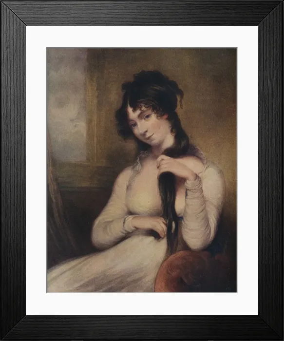 Framed Print : Lady Kinnaird, c18th century, (1917). Artist: William Say Framed Print : Lady Kinnaird, c18th century, (1917). Artist: William Say