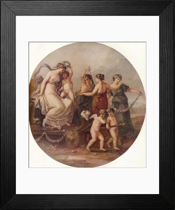 Framed Print : The Triumph of Venus, (1917). Artist: William Wynne Ryland Framed Print : The Triumph of Venus, (1917). Artist: William Wynne Ryland