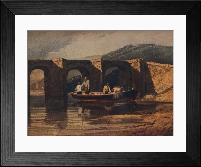 Framed Print : Saltram, c1815, (1923). Artist: Samuel Prout Framed Print : Saltram, c1815, (1923). Artist: Samuel Prout