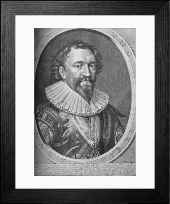 Framed Print : William Herbert, Third Earl of Pembroke, 17th century, (1923). Artist: Robert van Voerst Framed Print : William Herbert, Third Earl of Pembroke, 17th century, (1923). Artist: Robert van Voerst