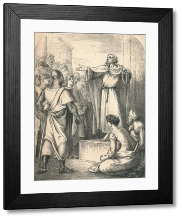 Framed Print : Peter Preaching the First Crusade, 1869 Framed Print : Peter Preaching the First Crusade, 1869