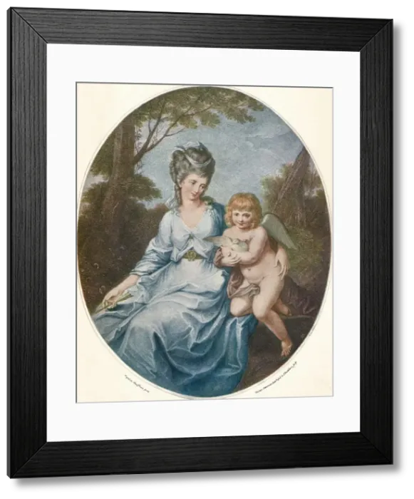 Framed Print : The Right Honourable the Marchioness of Townshend, 1792, (1903). Artist: Thomas Cheesman Framed Print : The Right Honourable the Marchioness of Townshend, 1792, (1903). Artist: Thomas Cheesman