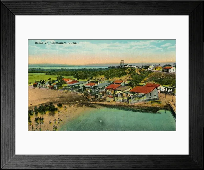 Framed Print : Brooklyn, Caimanera, Cuba, c1910s Framed Print : Brooklyn, Caimanera, Cuba, c1910s