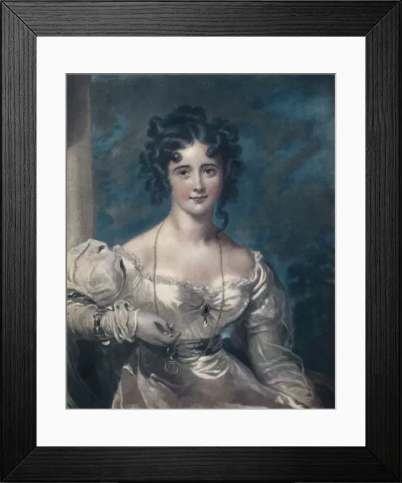 Framed Print : Rosamond Hester Elizabeth (nee Croker), 1828, (1903). Artist: Samuel Cousins Framed Print : Rosamond Hester Elizabeth (nee Croker), 1828, (1903). Artist: Samuel Cousins
