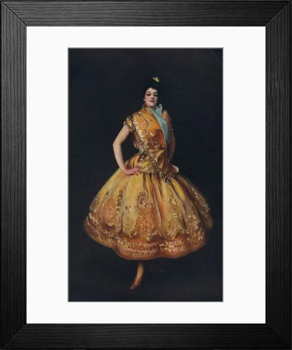 Framed Print : La Carmencita, c1890, (1911). Artist: John Singer Sargent Framed Print : La Carmencita, c1890, (1911). Artist: John Singer Sargent