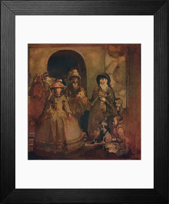 Framed Print : La Demimondaine, 1911. Artist: James Pryde Framed Print : La Demimondaine, 1911. Artist: James Pryde