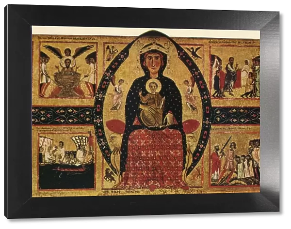 The Virgin and Child Enthroned, with Narrative Scenes, c1263, (1911). Artist: Margarito d Arezzo