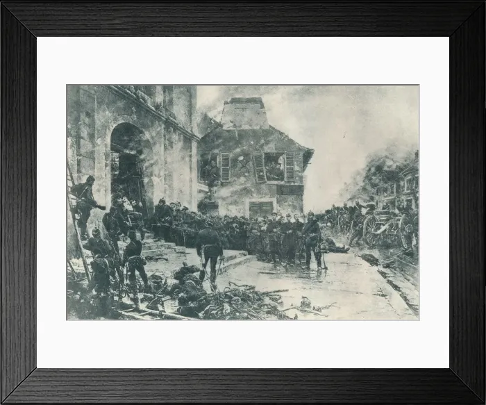 Framed Print : Le Bourget, 1870, (1884) Framed Print : Le Bourget, 1870, (1884)