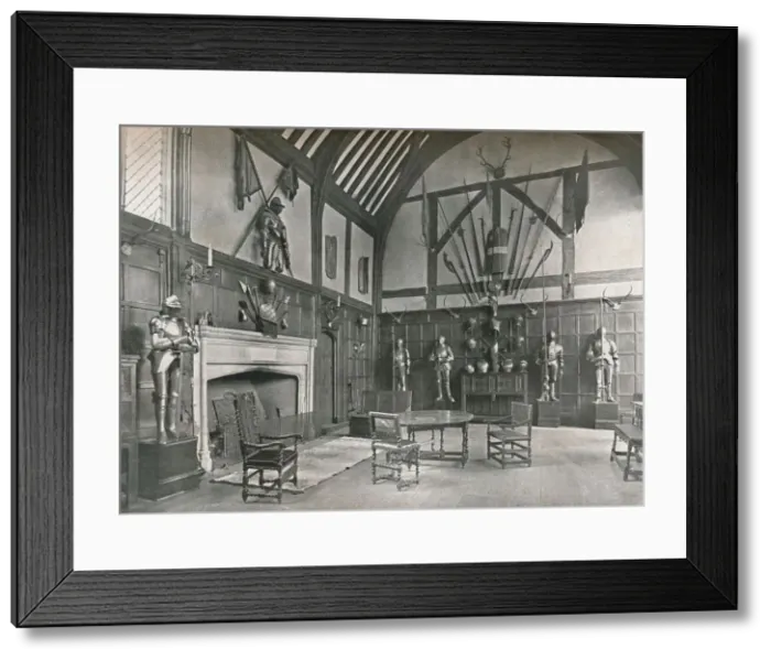 Framed Print : The Hall at Ockwells Manor, 1905 Framed Print : The Hall at Ockwells Manor, 1905