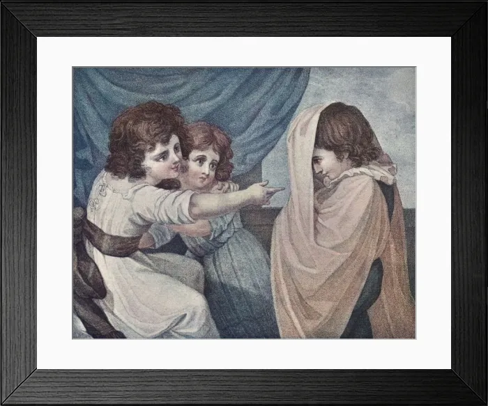 Framed Print : A Ghost: L Apparition, 1798, (1905). Artist: Jacques Bonnefoy Framed Print : A Ghost: L Apparition, 1798, (1905). Artist: Jacques Bonnefoy