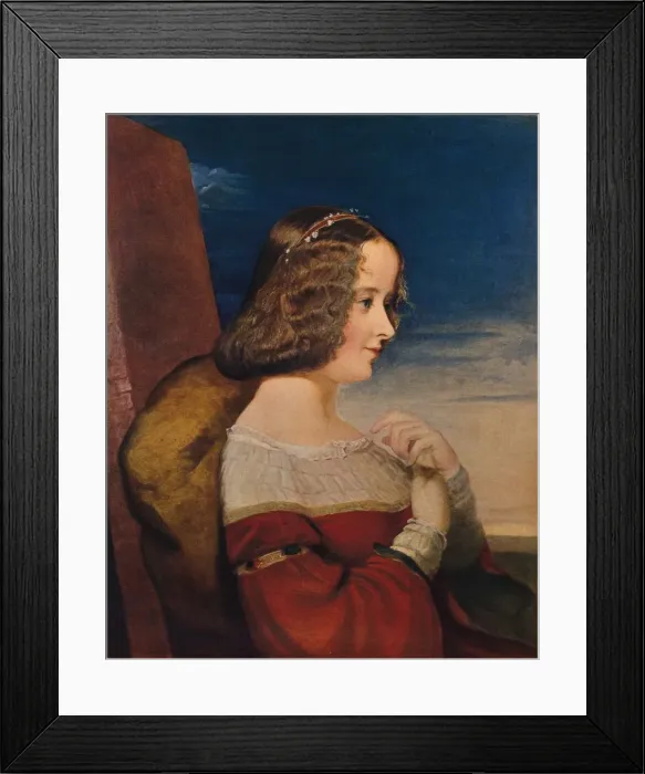 Framed Print : Lady Dorothy Fanny Nevill (nee Walpole), 1844, (1902). Artist: George Frederick Watts Framed Print : Lady Dorothy Fanny Nevill (nee Walpole), 1844, (1902). Artist: George Frederick Watts