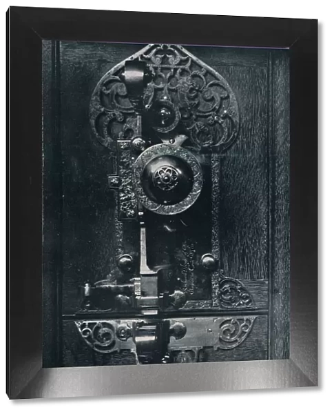 Oliver Cromwells Portable Steel Lock, c17th century, (1904)