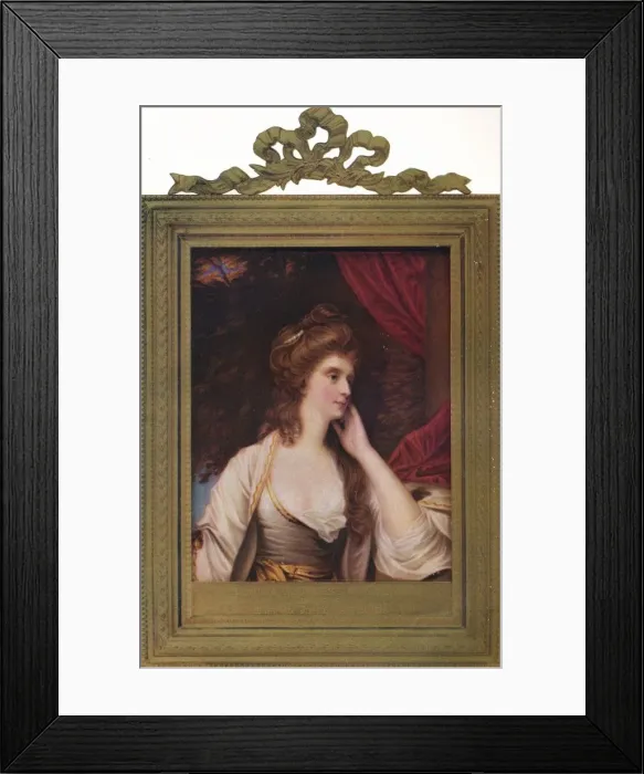 Framed Print : Louisa Manners (nee Tollemache), 7th Countess of Dysart, 1779, (1907). Artist: Henry Bone Framed Print : Louisa Manners (nee Tollemache), 7th Countess of Dysart, 1779, (1907). Artist: Henry Bone