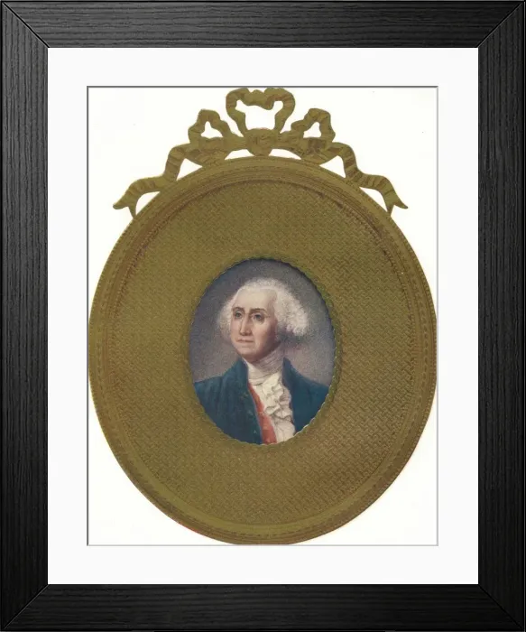 Framed Print : George Washington (1732-99), first President of the United States, (1907) Framed Print : George Washington (1732-99), first President of the United States, (1907)