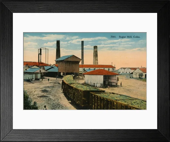 Framed Print : Sugar Mill, Cuba, c1910 Framed Print : Sugar Mill, Cuba, c1910