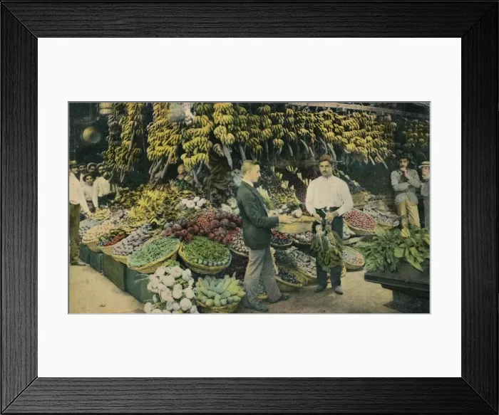 Framed Print : Cuban Fruit Store, c1910 Framed Print : Cuban Fruit Store, c1910