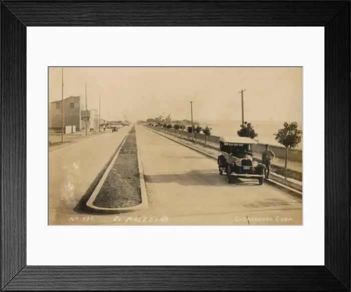 Framed Print : El Malecon, Cienfuegos, Cuba, c1910 Framed Print : El Malecon, Cienfuegos, Cuba, c1910