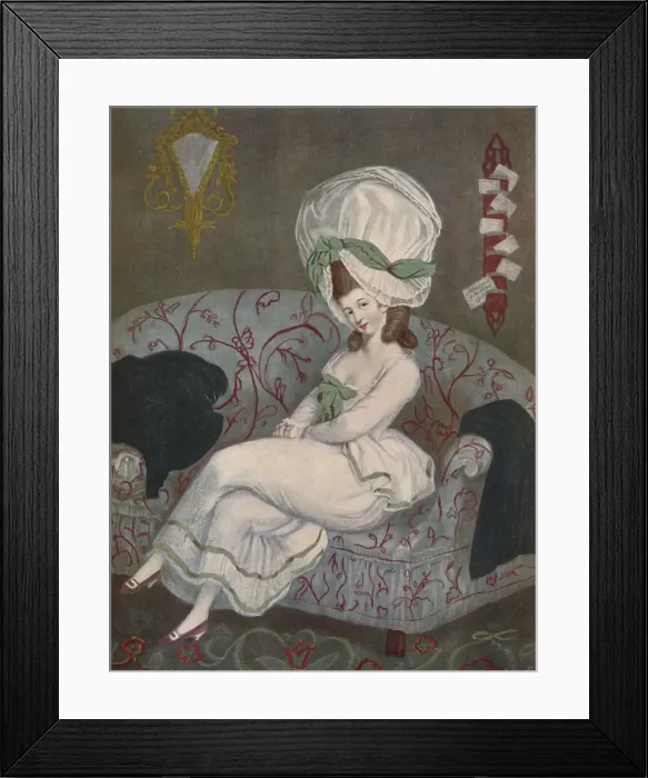 Framed Print : A Man-Trap, 1780, (1903) Framed Print : A Man-Trap, 1780, (1903)