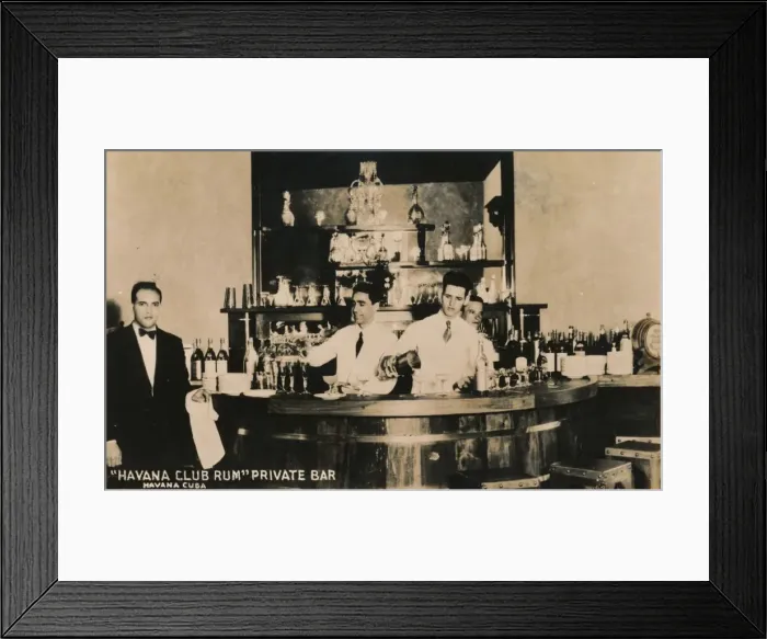 Framed Print : Havana Club Rum, Private Bar, Havana, Cuba, c1900s Framed Print : Havana Club Rum, Private Bar, Havana, Cuba, c1900s