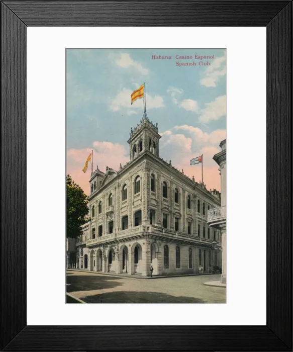Framed Print : Habana: Casino Espanol. Spanish Club, c1910 Framed Print : Habana: Casino Espanol. Spanish Club, c1910