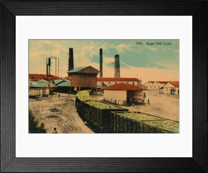 Framed Print : Sugar Mill, Cuba, c1913 Framed Print : Sugar Mill, Cuba, c1913