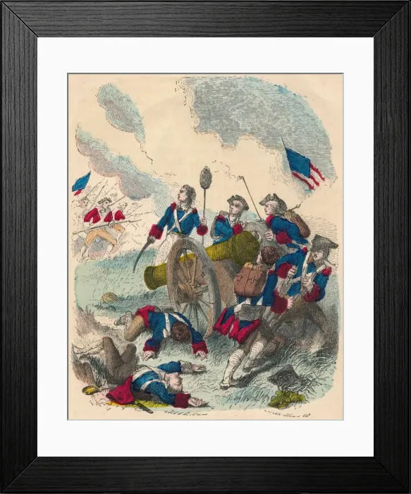 Framed Print : Young Callender Fighting his Gun Framed Print : Young Callender Fighting his Gun