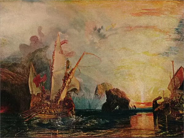 Ulysses deriding Polyphemus - Homers Odyssey, 1829, (1911). Artist: JMW Turner