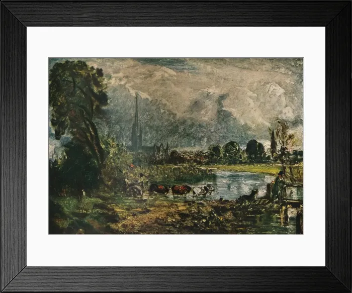 Framed Print : Salisbury Cathedral, c1829. (1911). Artist: John Constable Framed Print : Salisbury Cathedral, c1829. (1911). Artist: John Constable