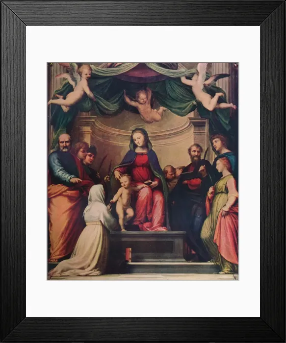 Framed Print : The Mystic Marriage of Saint Catherine of Siena, 1511, (1911). Artist: Fra Bartolomeo Framed Print : The Mystic Marriage of Saint Catherine of Siena, 1511, (1911). Artist: Fra Bartolomeo