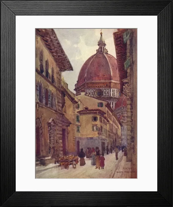 Framed Print : Via Dei Servi, c1905. Artist: Robert Charles Goff Framed Print : Via Dei Servi, c1905. Artist: Robert Charles Goff