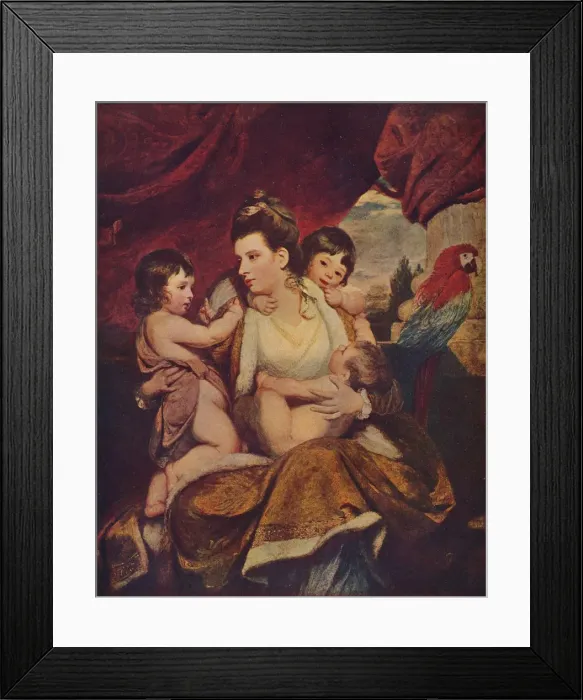 Framed Print : Lady Cockburn and her Three Eldest Sons, 1773, (1907). Artist: Sir Joshua Reynolds Framed Print : Lady Cockburn and her Three Eldest Sons, 1773, (1907). Artist: Sir Joshua Reynolds